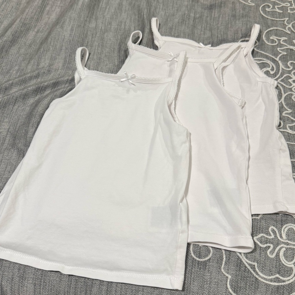 H&M tank top cotton undershirt set 3T 4T